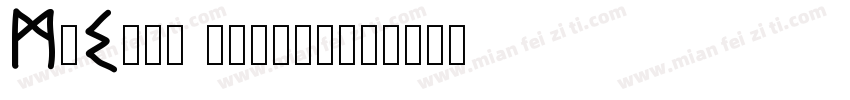 MiSams medium字体转换